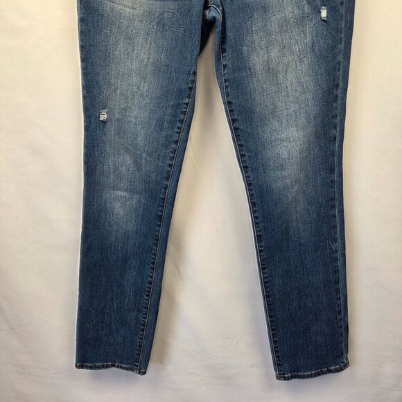 Kut From The Kloth  Lightly Distressed Medium Wash Jeans Size 6 - Picture 3 of 13